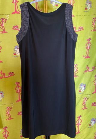 ENVÍO VESTIDO + KIMONO FIESTA gala negro plateado