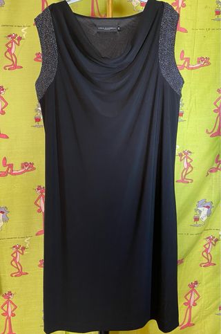 ENVÍO VESTIDO + KIMONO FIESTA gala negro plateado