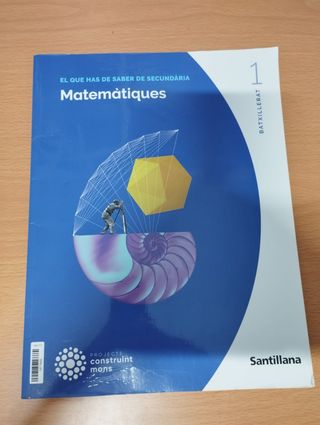 Libro de matemáticas 1 de bachillerato 