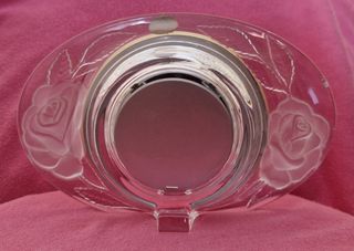 Reloj de mesa de cuarzo y cristal d'Arques