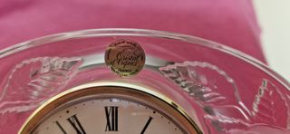 Reloj de mesa de cuarzo y cristal d'Arques