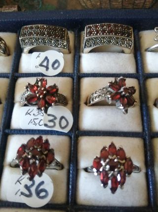 JOYAS ANILLOS PLATA 925 Y PIEDRAS 