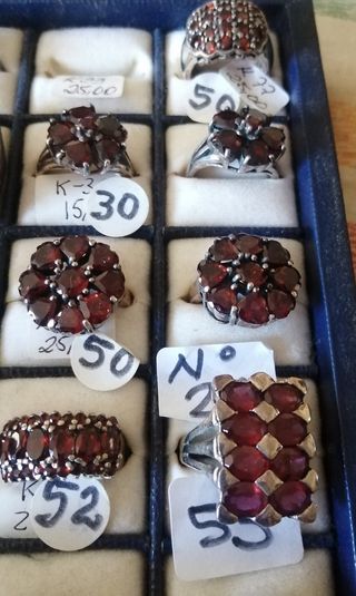 JOYAS ANILLOS PLATA 925 Y PIEDRAS 