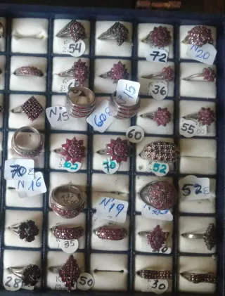 JOYAS ANILLOS PLATA 925 Y PIEDRAS