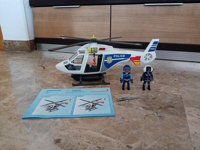 Helicóptero de Policía Playmobil