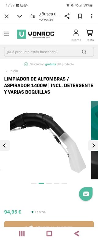 Se alquila lava aspiradora