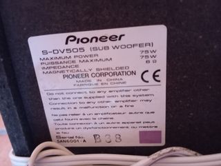 Home Cinema XV DV505 Pionner completo