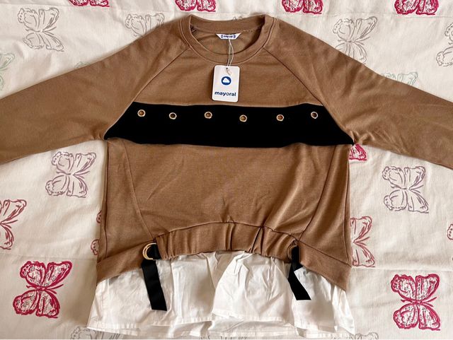 Sudadera T14 mayoral camel