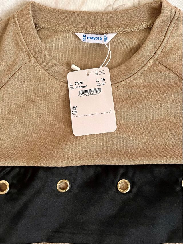 Sudadera T14 mayoral camel