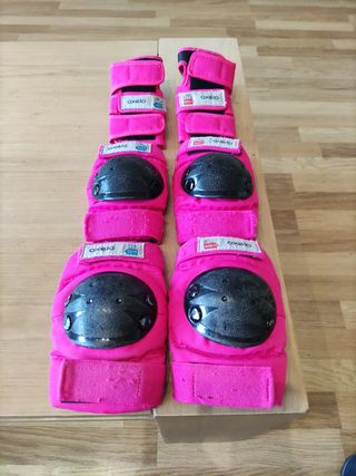 Protecciones niña para patinar