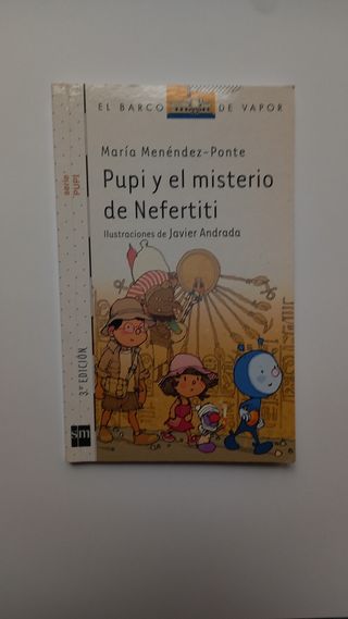 Libro, Pupi y el misterio de Nefertiti