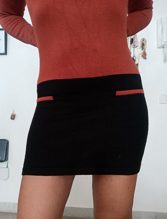 Miniabito donna bicolore