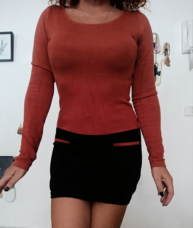 Miniabito donna bicolore