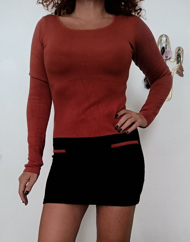 Miniabito donna bicolore