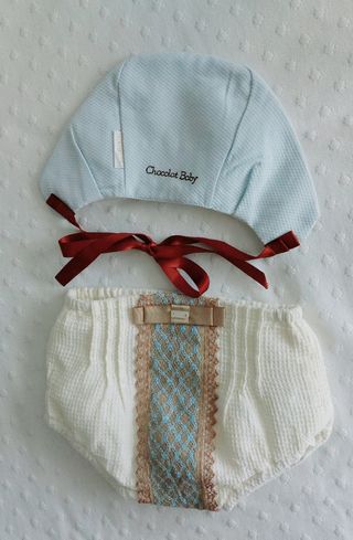 Capota + pantalón 3-6 meses