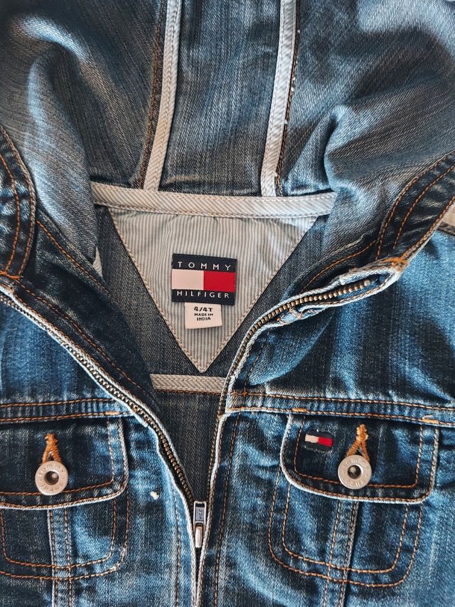 Tommy  Hilfiger chaqueta vaquera  niña T4