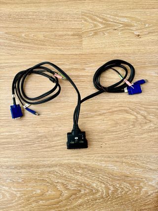 Cable Para conectar dos PCs retro Switch RS232 USB
