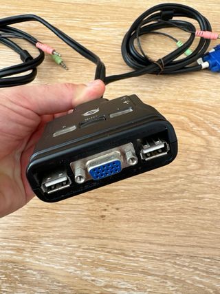 Cable Para conectar dos PCs retro Switch RS232 USB