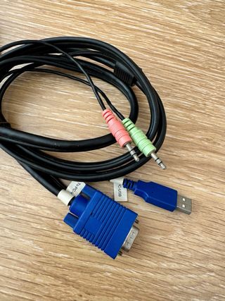 Cable Para conectar dos PCs retro Switch RS232 USB