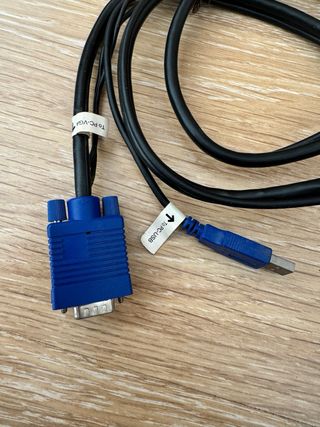 Cable Para conectar dos PCs retro Switch RS232 USB