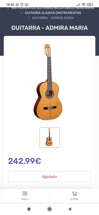 Guitarra Clásica Admira María