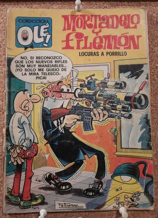 6 Tebeos Mortadelo y Filemón (Editorial Bruguera).