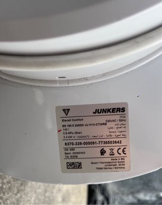 Termo eléctrico Junkers 150 l NUEVO