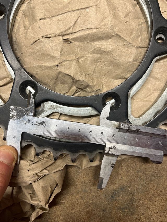 Plato de 47 dientes moto enduro trial jtr80847