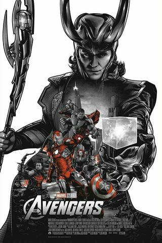 Póster / Print MONDO The Avengers por Amien Juugo
