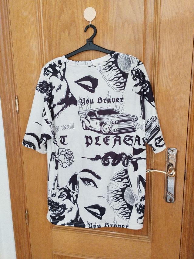 camiseta estampada con dibujos