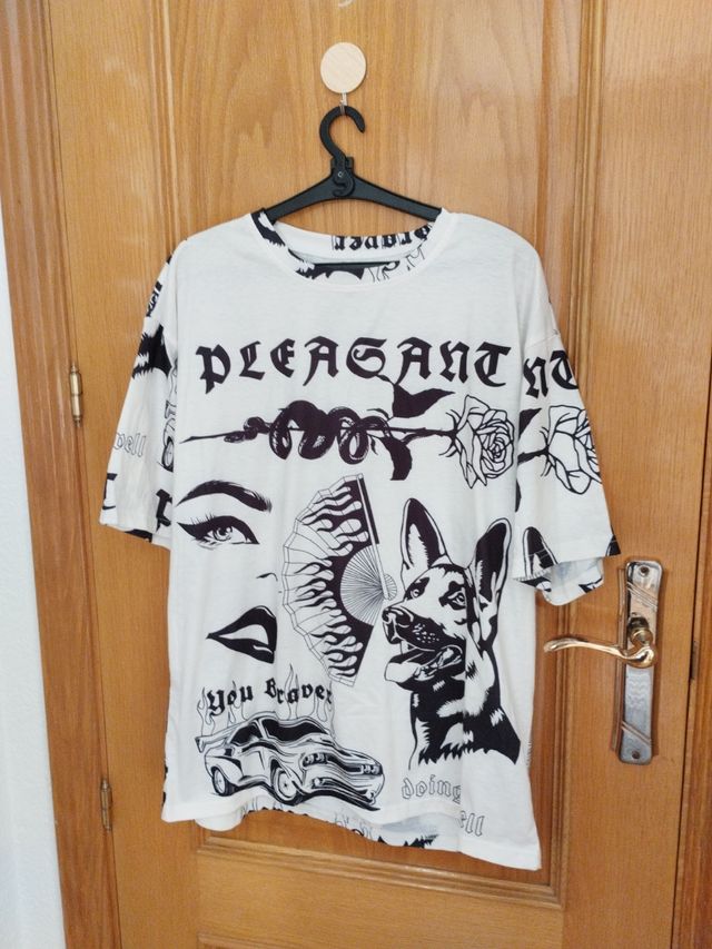 camiseta estampada con dibujos