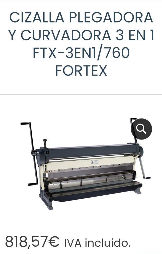 CIZALLA PLEGADORA CURVADORA 760