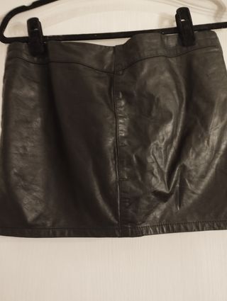 Minifalda de cuero