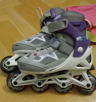 PATINES EN LINEA T 32-35. POCO USO y BUEN ESTADO