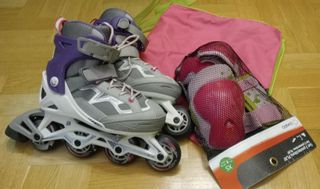 PATINES EN LINEA T 32-35. POCO USO y BUEN ESTADO