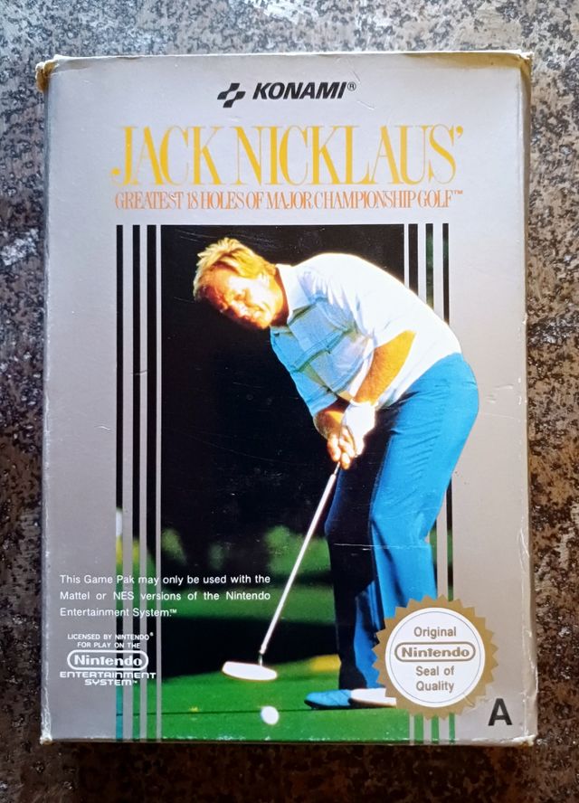 Nintendo NES - Jack Nicklous Golf [pal-a