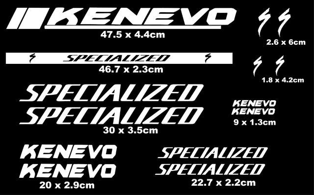 Pegatinas bici specialized kenevo