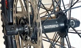 Rueda delantera bicicleta montaña 24"