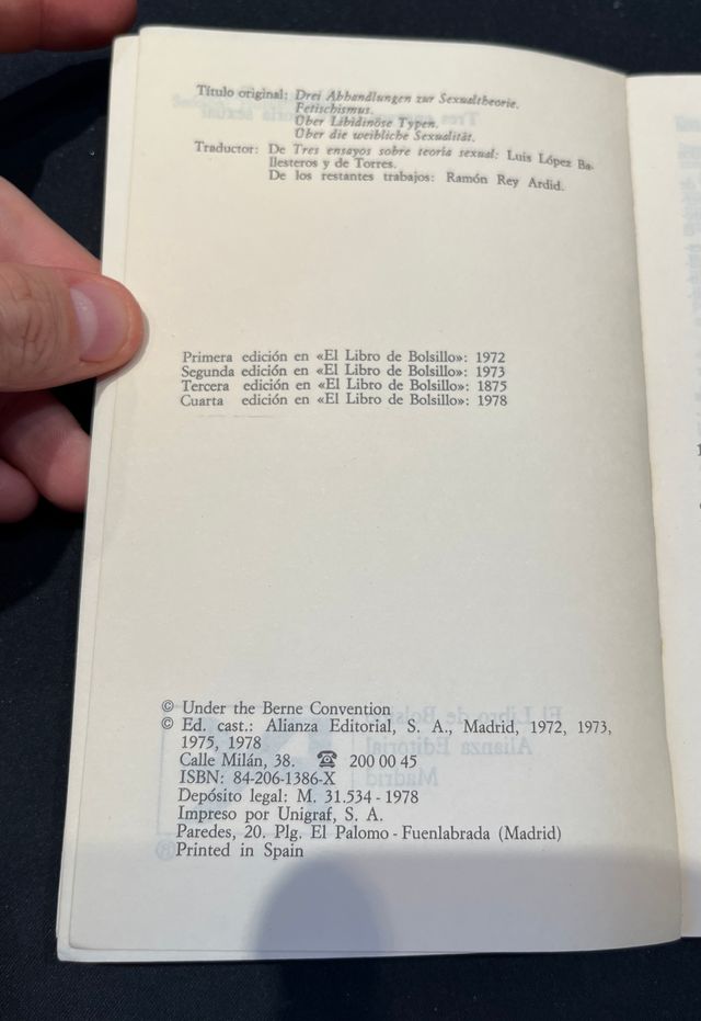 Tres Ensayos sobre Teoria Sexual Sigmund Freud