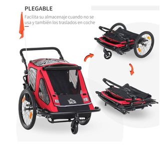 Carro de niños para bicicleta