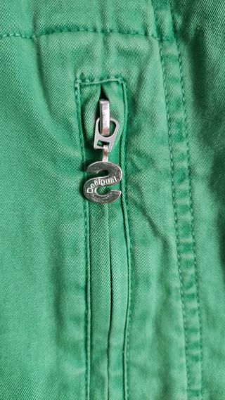 Cazadora vaquera Desigual verde 38