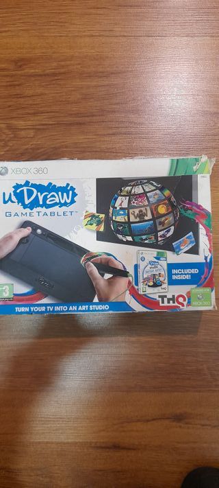 Udraw game tablet + juego xbox360 nueva