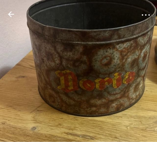 Scatole vintage 
in metallo 
