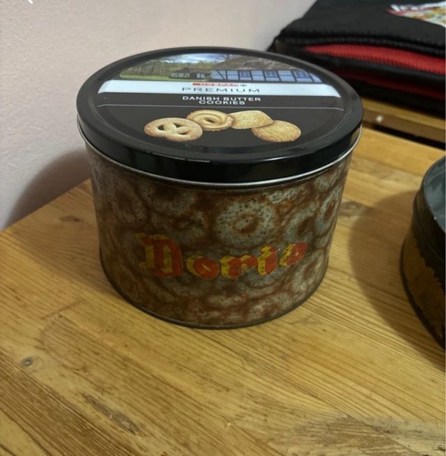 Scatole vintage 
in metallo 
