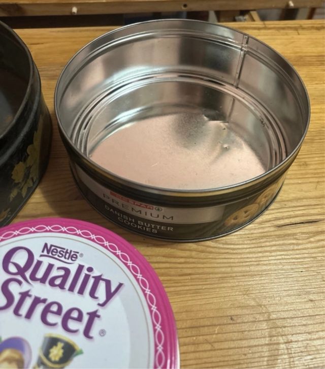 Scatole vintage 
in metallo 
