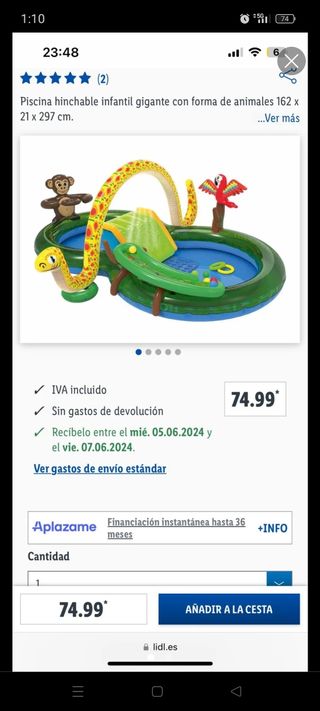 Piscina infantil 