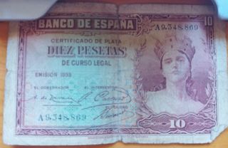 Billete 10 pesetas