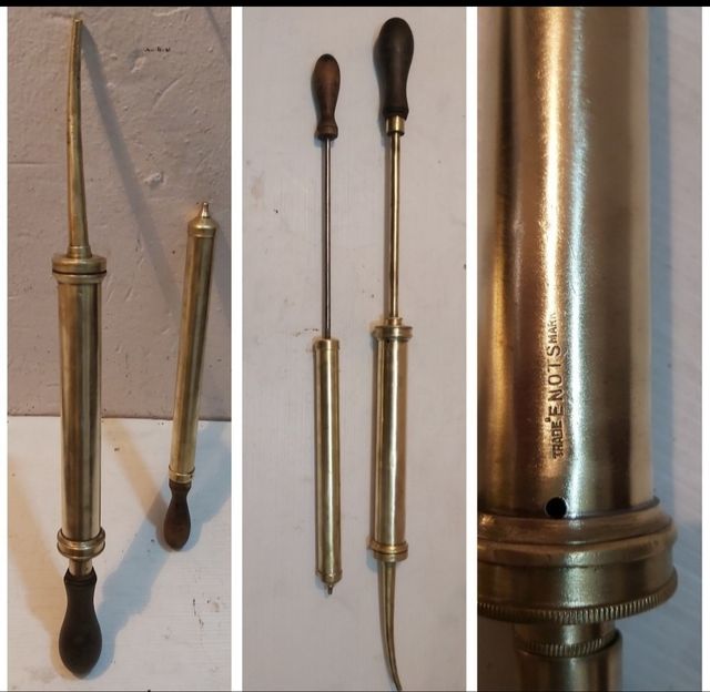 Antiguo tocador / espejo barbero/pinzas