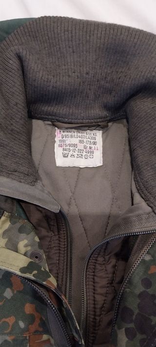 Chaquetón militar ejercito alemán