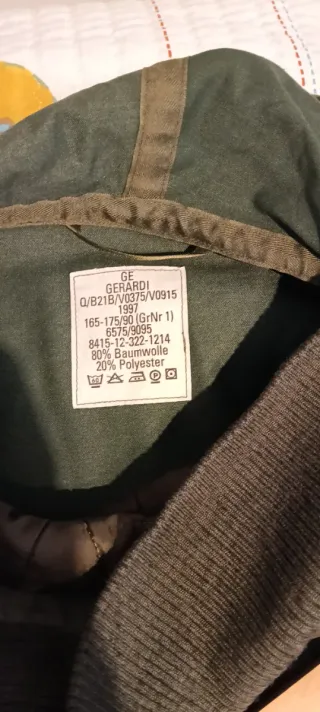 Chaquetón militar ejercito alemán